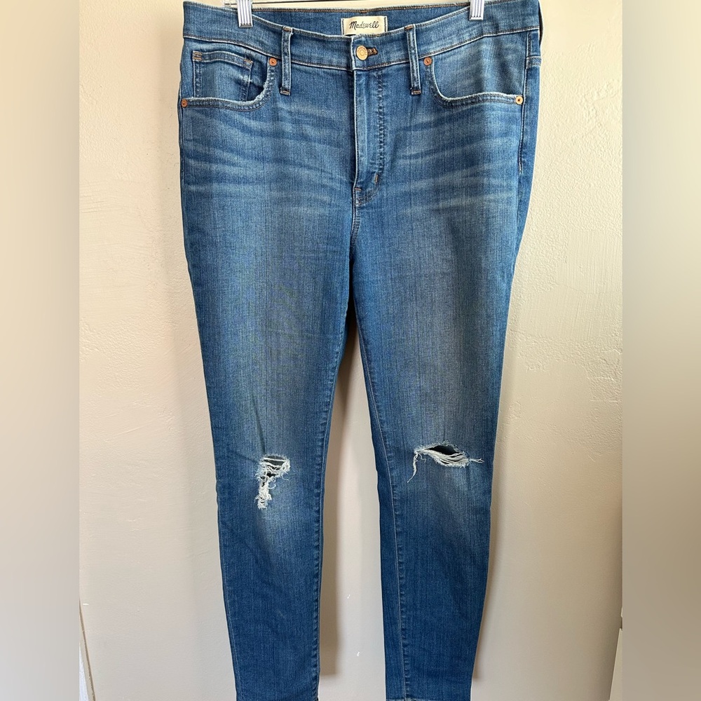 Madewell 9” skinny jeans, like new - Size 32
